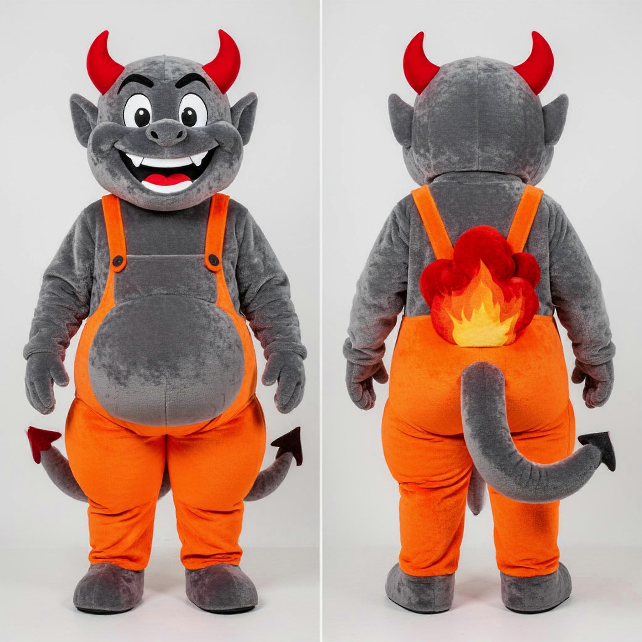 MASTICOT Gray Padded Devil Mascot
