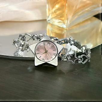 Alloy Women Watch Quartz Movement Adjustable Ladies Bracelet Watch Creative Style Elegant Star Bracelet Watch Fashion Accessory