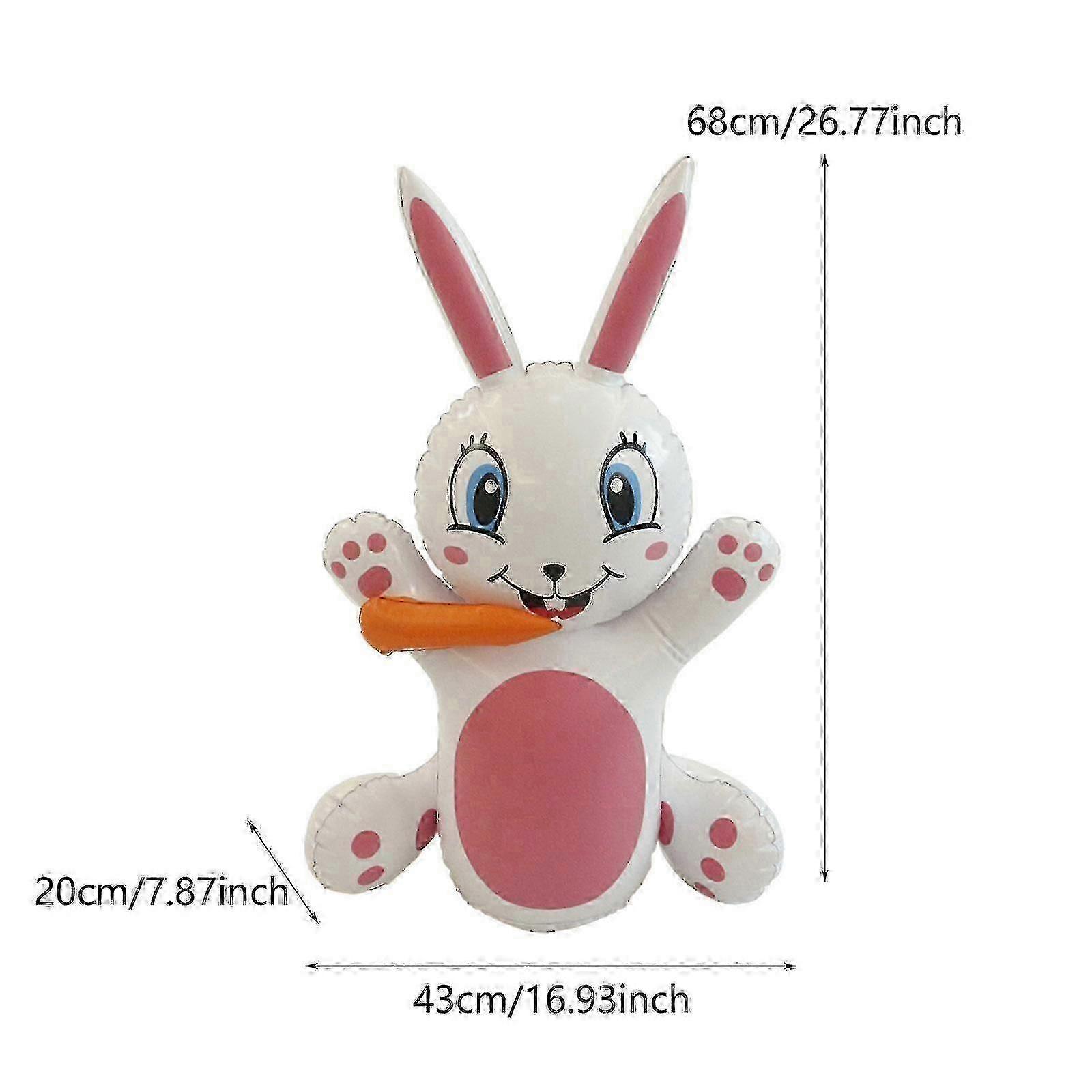 Easter Inflatable Bunny PVC 68cm Tall