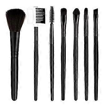 7 stk makeupbørste sæt rødme børste løs pudder børste øjenbryn børste læbe børste øjenskygge børste makeup børste