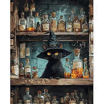 Black Cat Jigsaw Puzzle for Adults HAA995