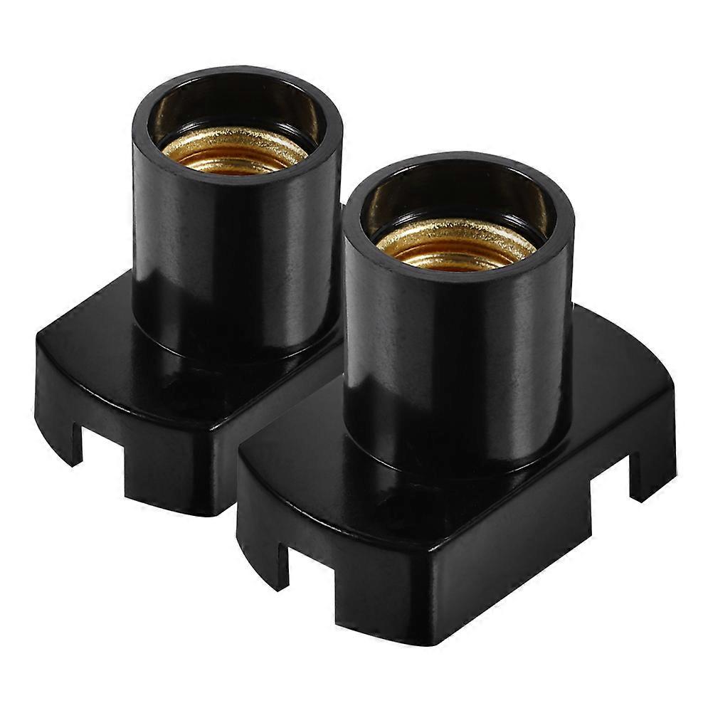 Lamp Socket E12 Screw in Replacement for Table Lamp Repair 2Pcs