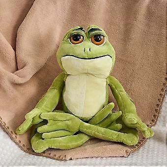 Soft Green Frog Plush Toy, 15-Inch Long-Legged Stuffed Frog with Big Eyes, Christmas Gift for Kids and Frog Room Decor