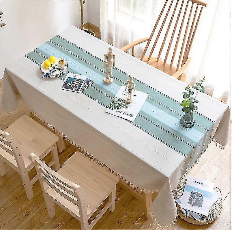 Tablecloths Washable Checkered Design Tablecloth Rectangle Table Cover