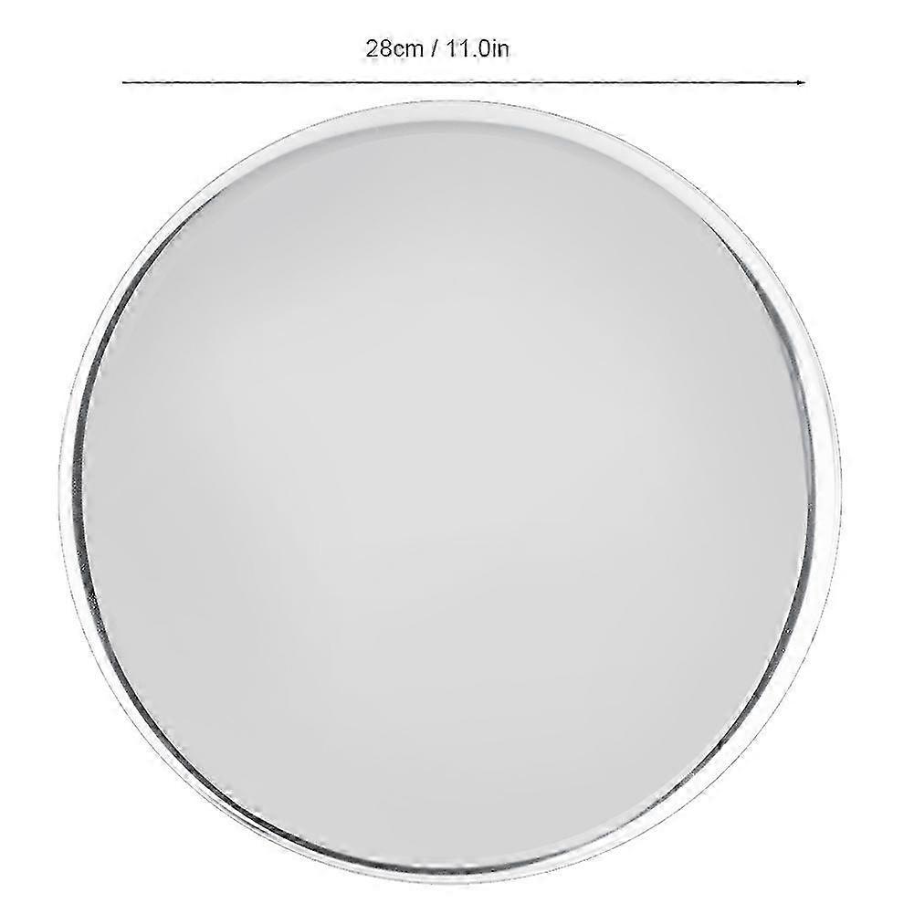 28cm Stainless Steel Round Serving Tray