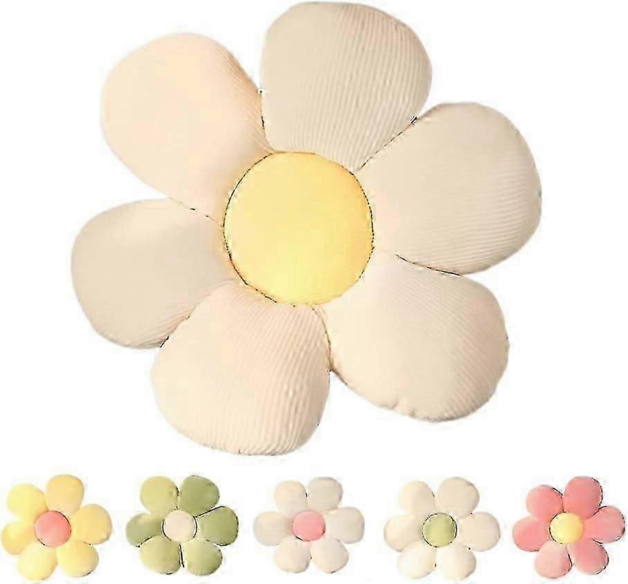 Down Cotton Floral Floor Cushion 15"