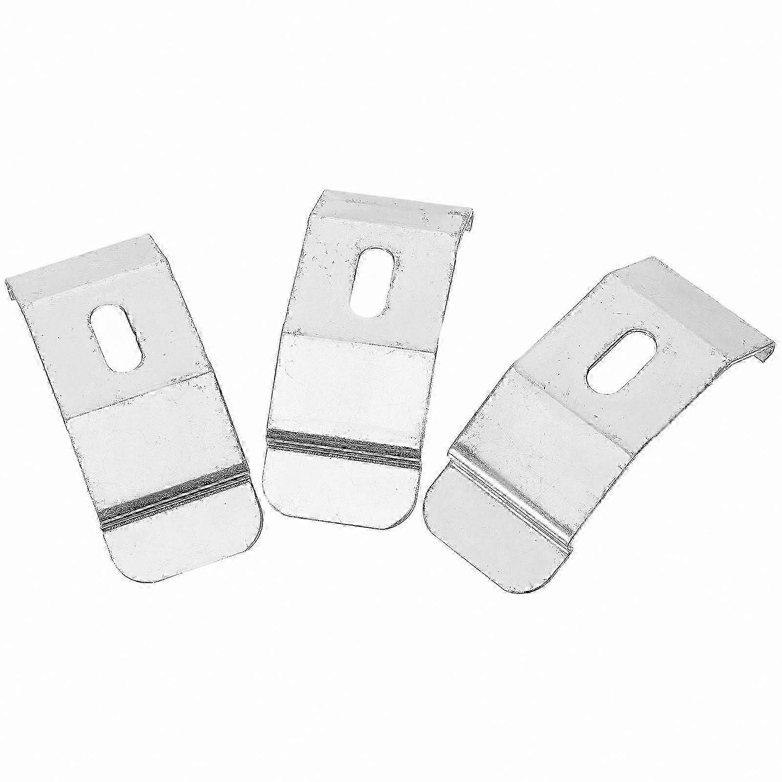 Louver Blinds Brackets 3pcs, Lightweight Vertical Mounting Brackets for Easy Wall Installation, Compatible with Various