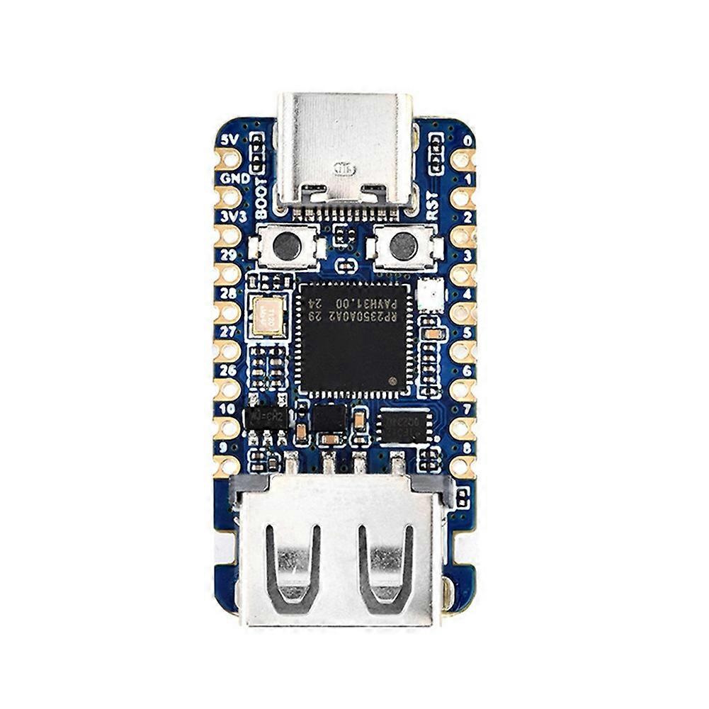 RP2350 USB-A Mini Development Board Dual-Core Dual-Architecture Microcontroller RP2350A Development Board