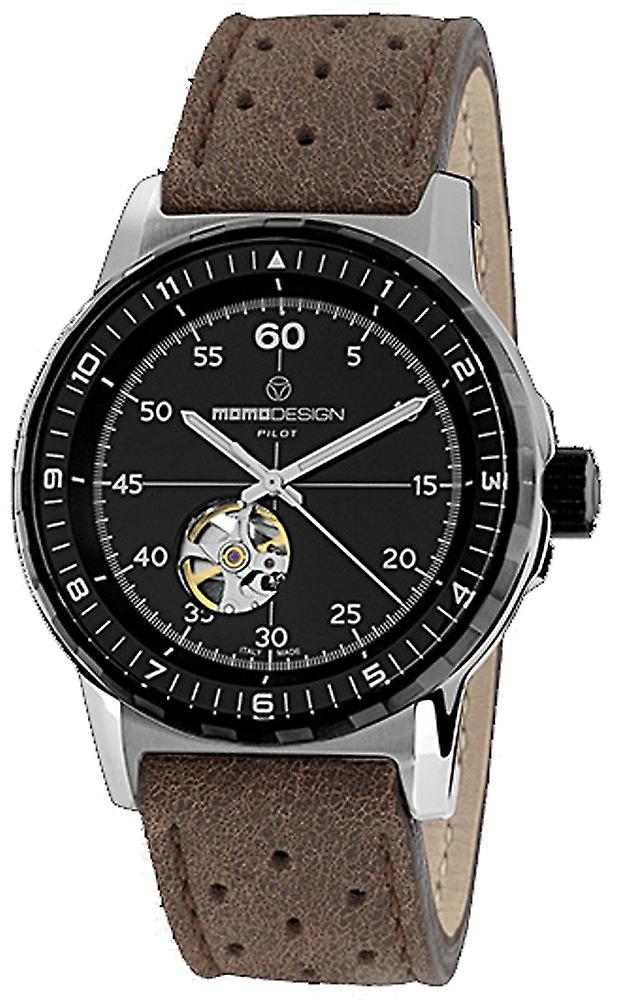 Momo pilot heritage automatic Japanese Automatic Analog Man watch with MD3064SB-32 Synthetic Leather Bracelet