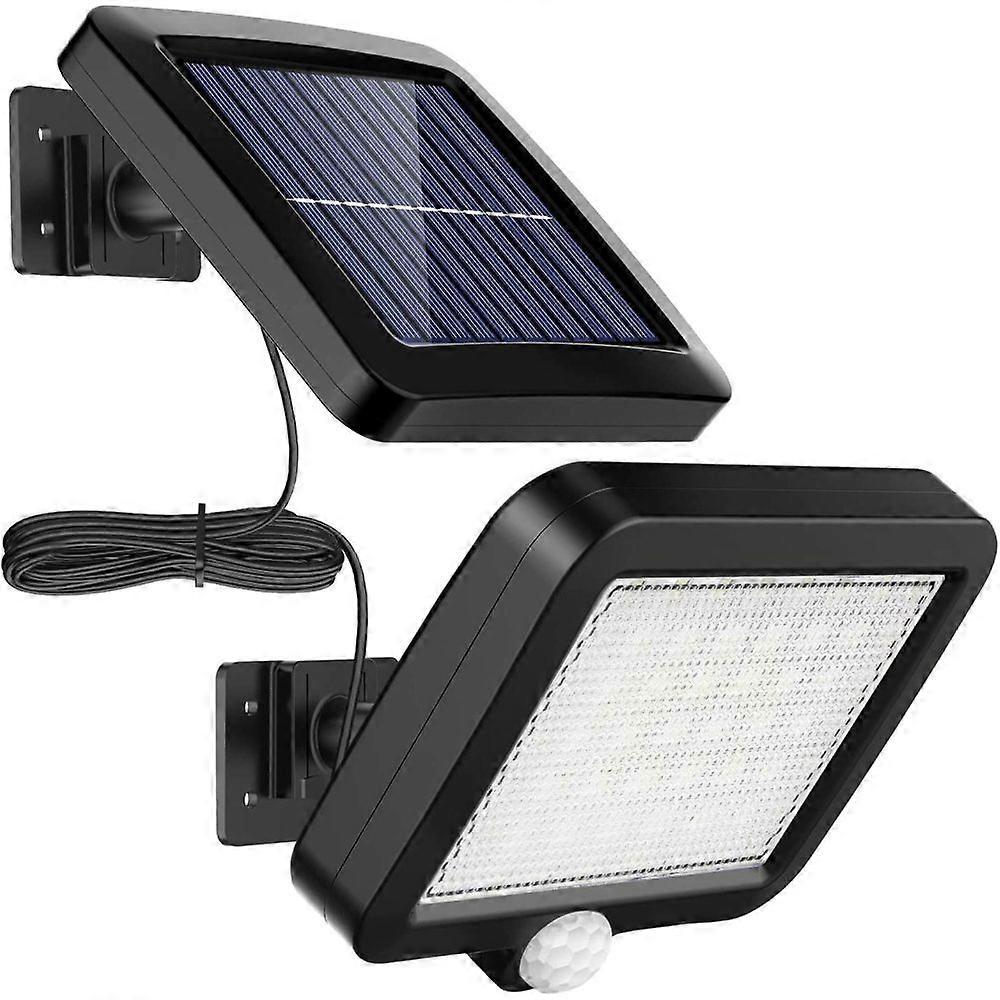 Solar-Powered Motion Sensor Outdoor Light, Waterproof Split Design, LED Beads