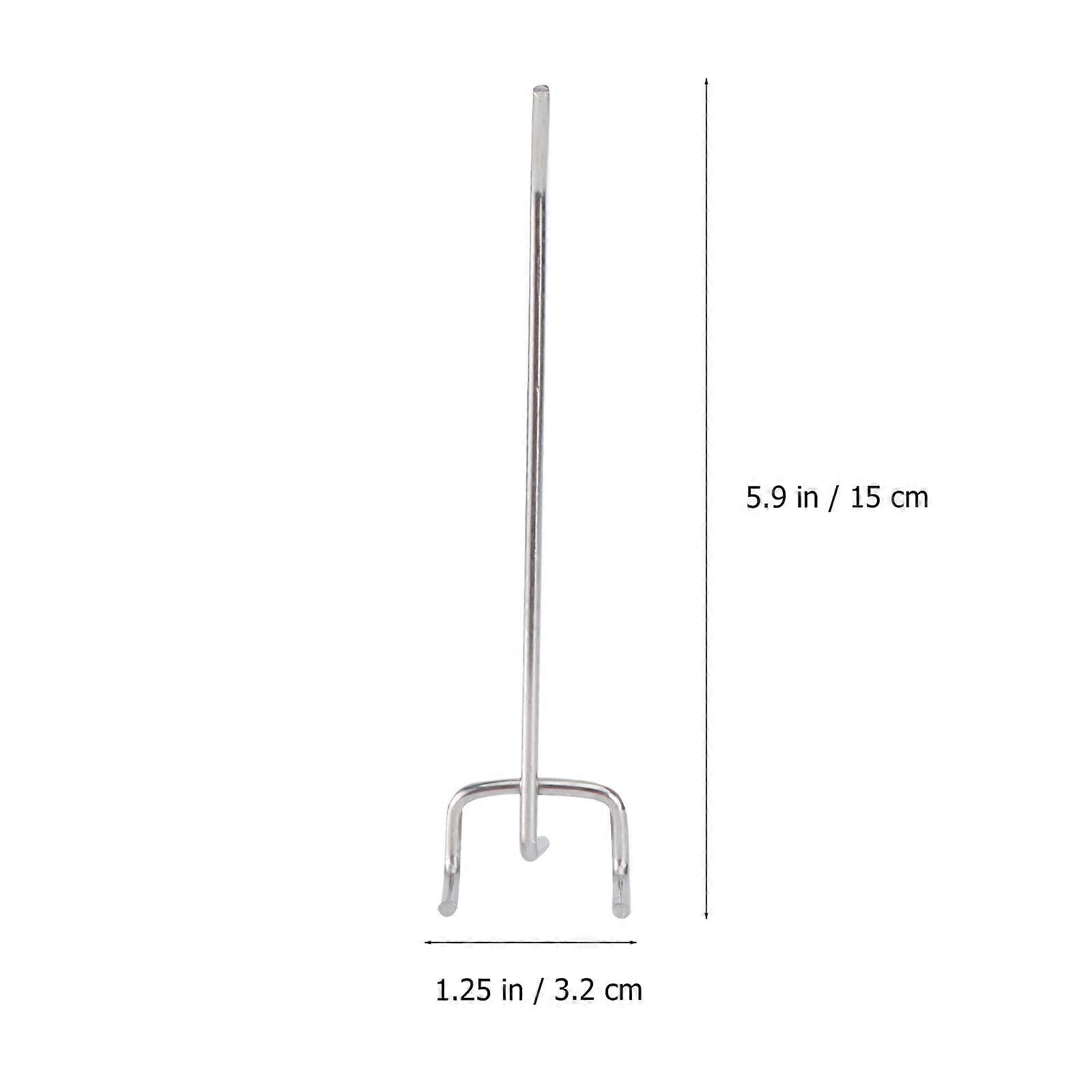 Wall Hanging Hang Shelf Hook 50Pcs Silver Triangular Hole Board Hook