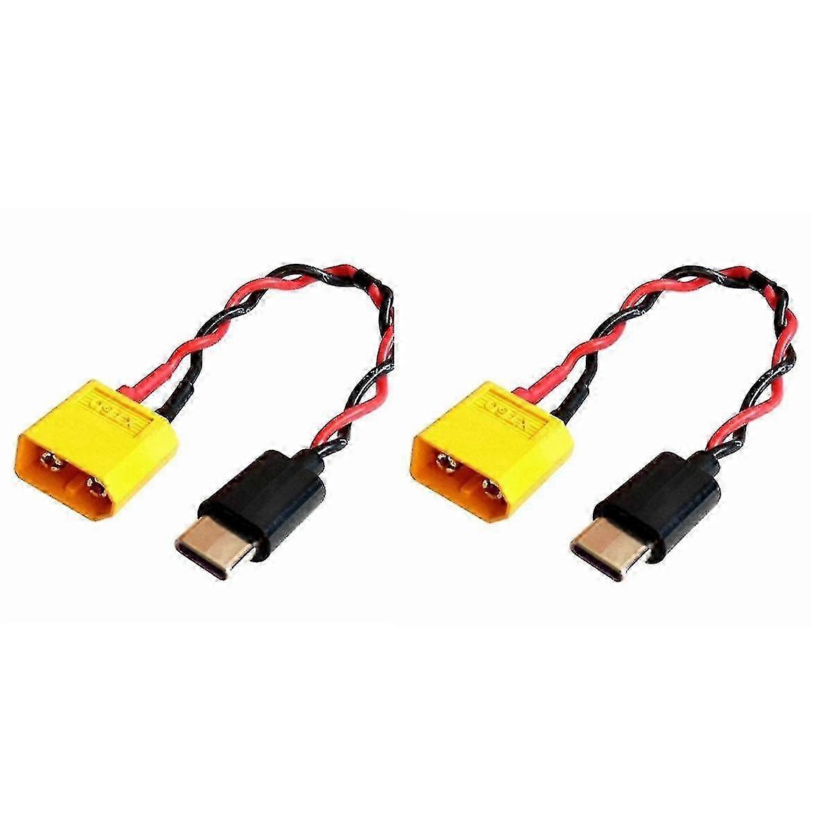 XT60 to Type-C Input Cable Power Cable Connection Cable XT60 Power Cable Durable Power Supply Edition 0613