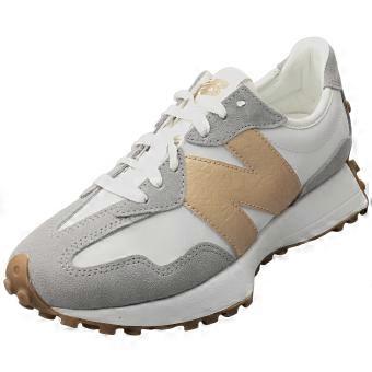 New Balance 327 Womens Fashion Trainers in Grey Gold