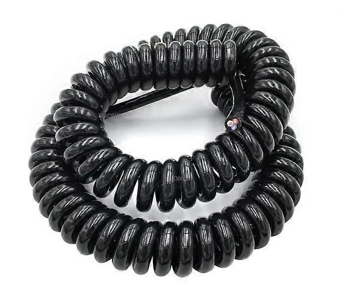 Spring Cable 8M 3-Core Copper Spiral Power Cord