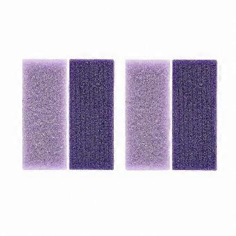 4-Pack Foot Care Pumice Sponges for Callus Removal and Hard Skin Exfoliation Pedicure Tool core