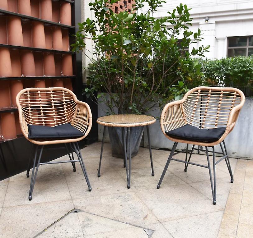 Utendørs møbelstol satt 20.47'' Long Bistro Sett