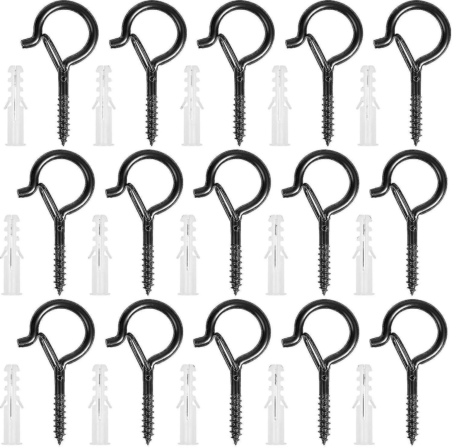 20 Piece Storage Hook Hooks, Screw Hook, Heavy Duty Bracket, Mounting Hook