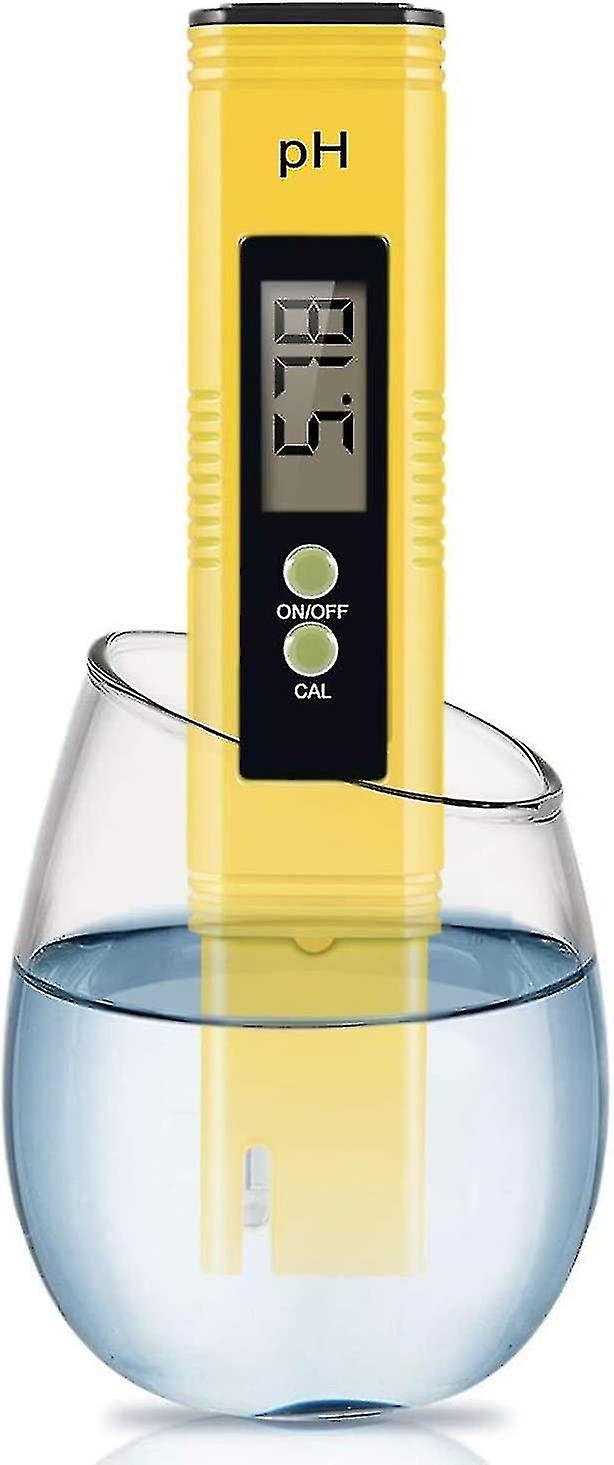Digital pH Meter, pH Meter 0.01 pH High Accuracy Water Quality Tester with 0-14 pH Measurement Range
