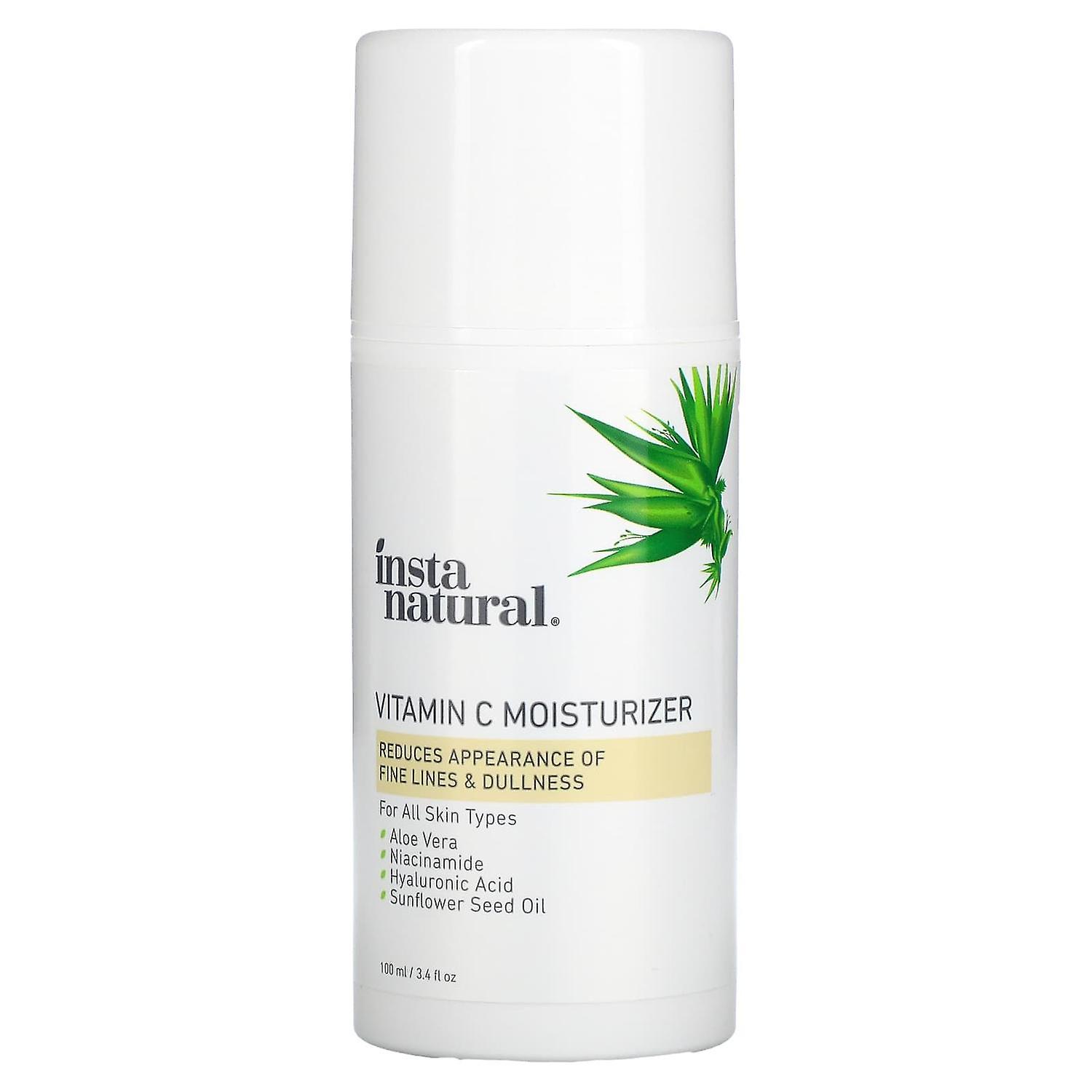 InstaNatural, مرطب فيتامين سي، 3.4 أونصة سائلة (100 مل)