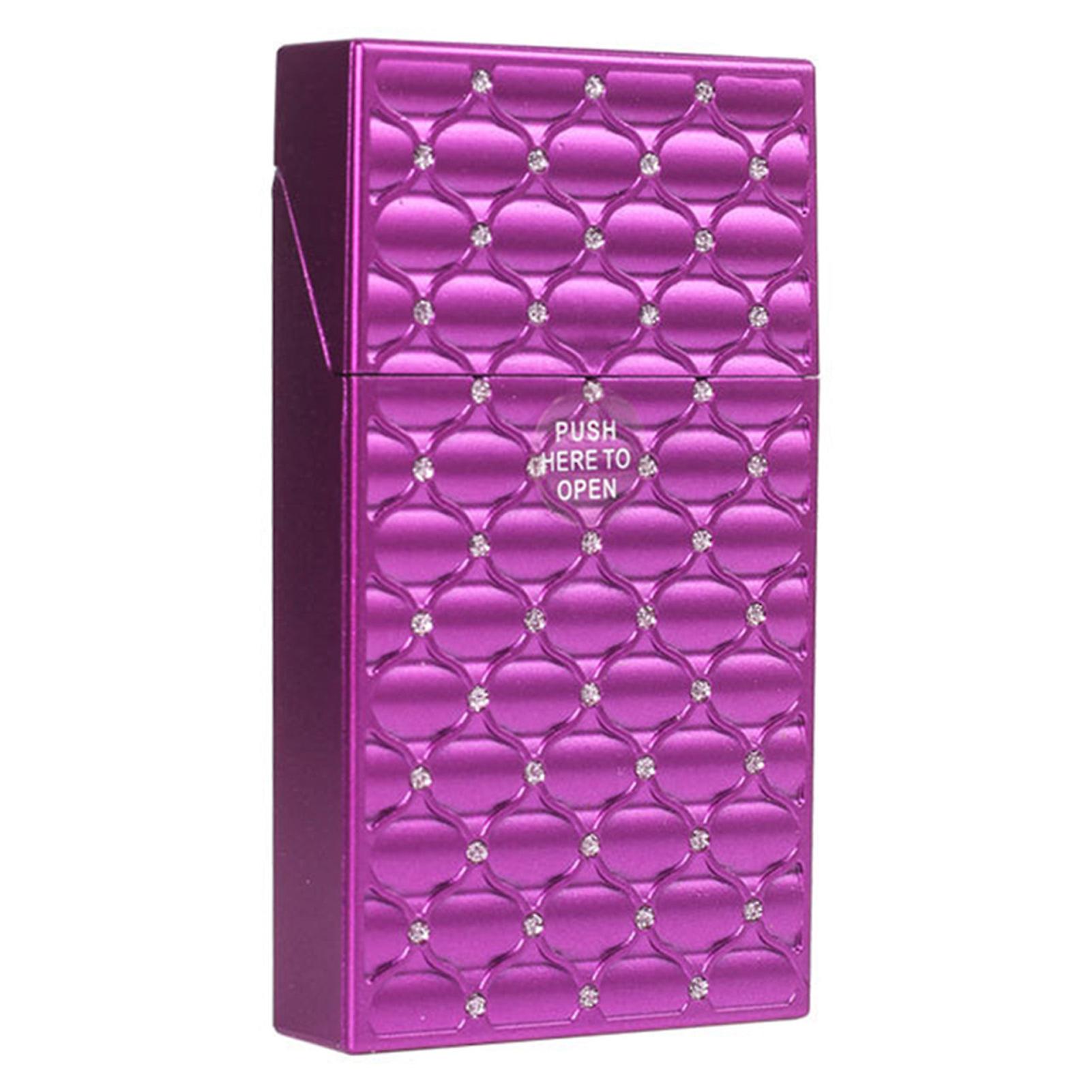 Plastic Cigarette Case Moisture And Crushproof Box With Flip Top Open