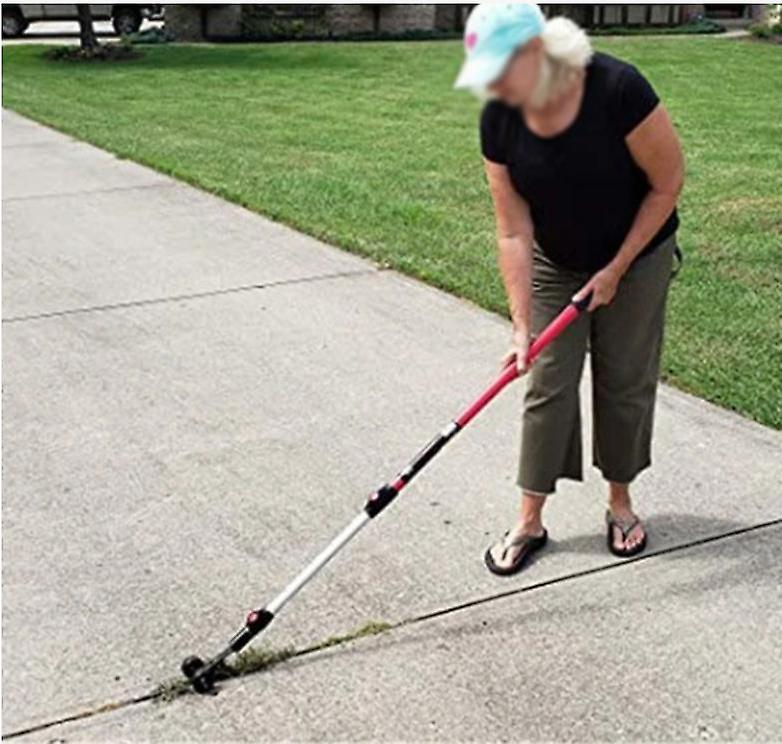 Pxcl Manual Weeder Root Puller, Terrace Weeding Tool With Wheels, Garden Weeding Tool