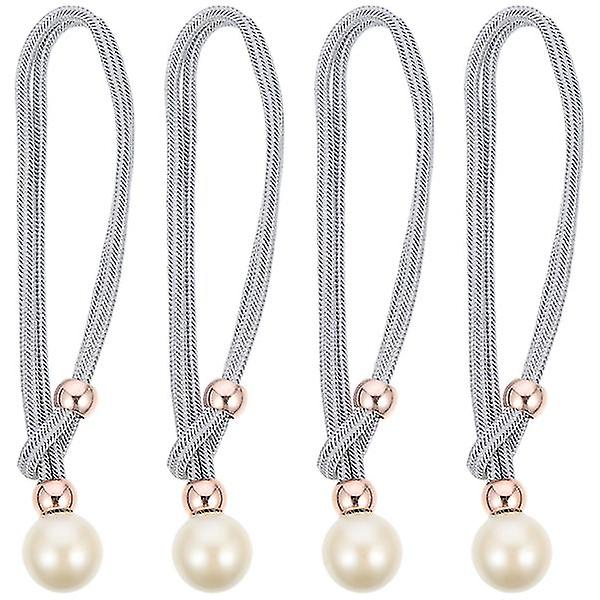 4pcs Curtain Tieback Window Curtain Strap Elegant Window Curtain Holdback