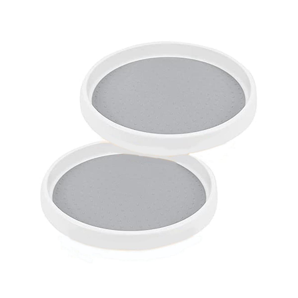 Pack Of 2 Rotating Rack Turntable Iser, Non- Turntable,suitable For Frid, Er,spic