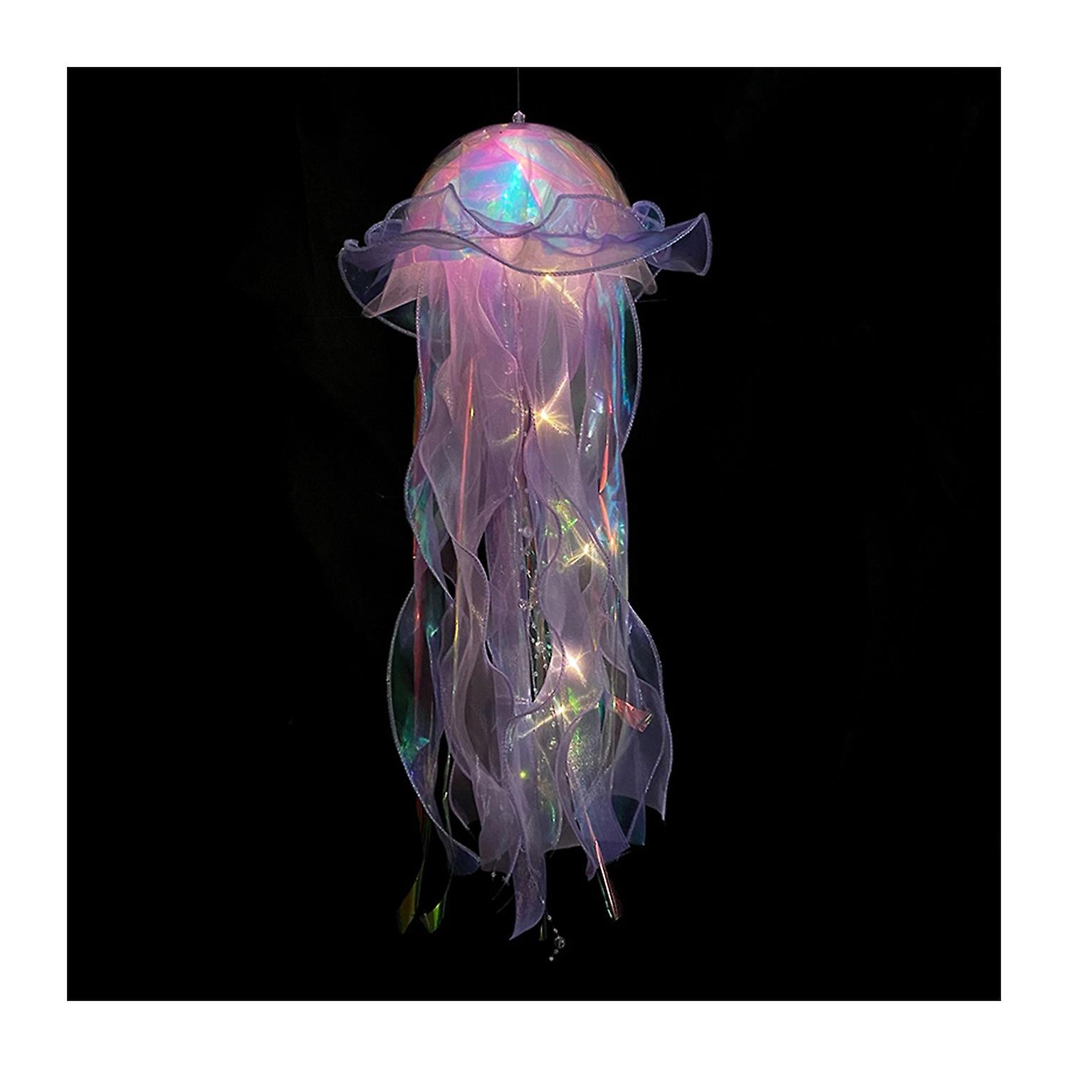 Jellyfish LED Lamp Soft Lighting Sparkling Battery Operated Creative Shape Wide Application Party Je