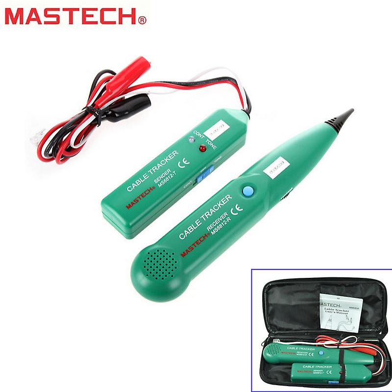 Mastech Ms6812 Réseau Fil Testeur de câble téléphonique Line Tracker avec Carry Bag Telephone Networking Tools