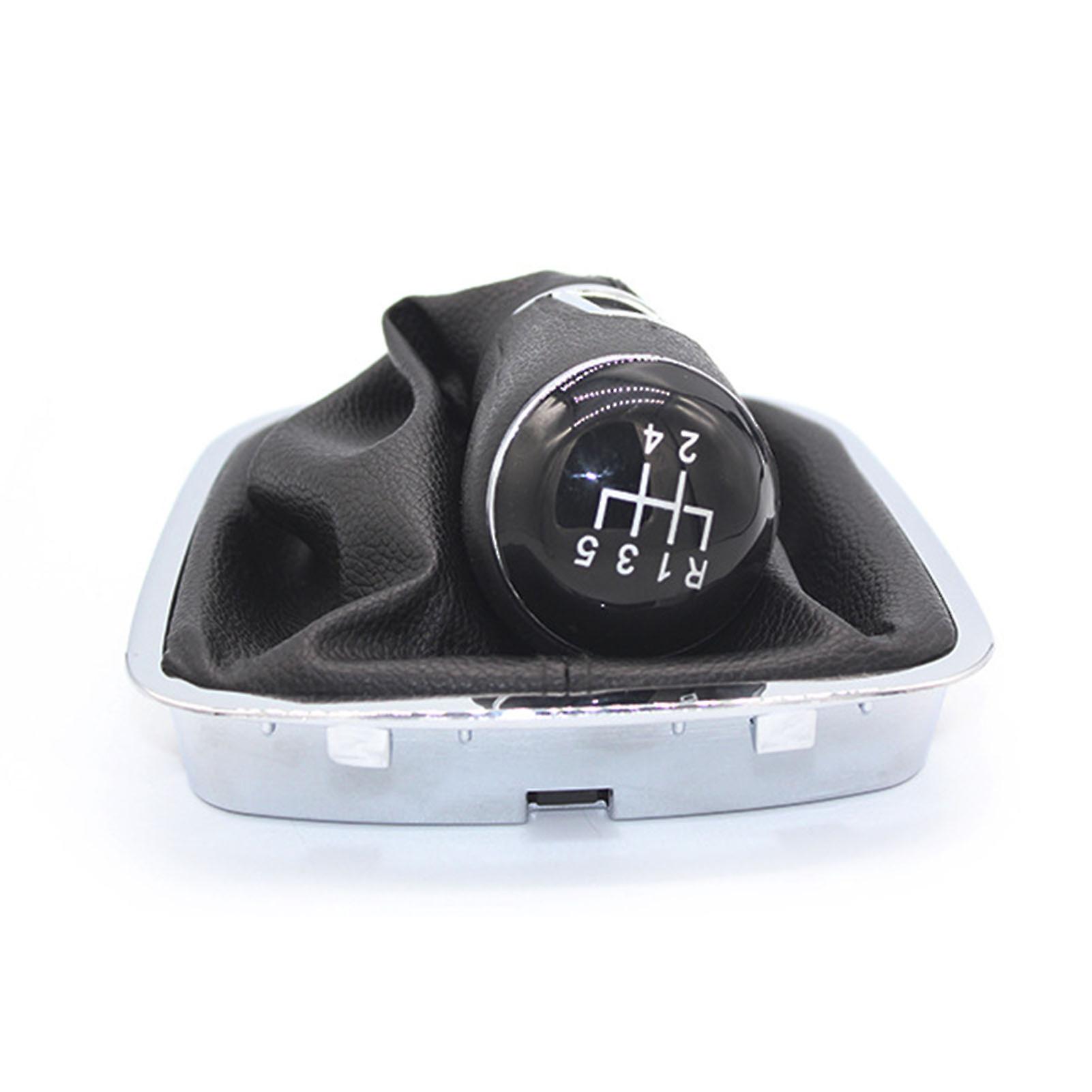 5 Speed Shift Knob Boot Kit Synthetic Leather Waterproof Smooth Surface Manual Gearstick Gaiter 