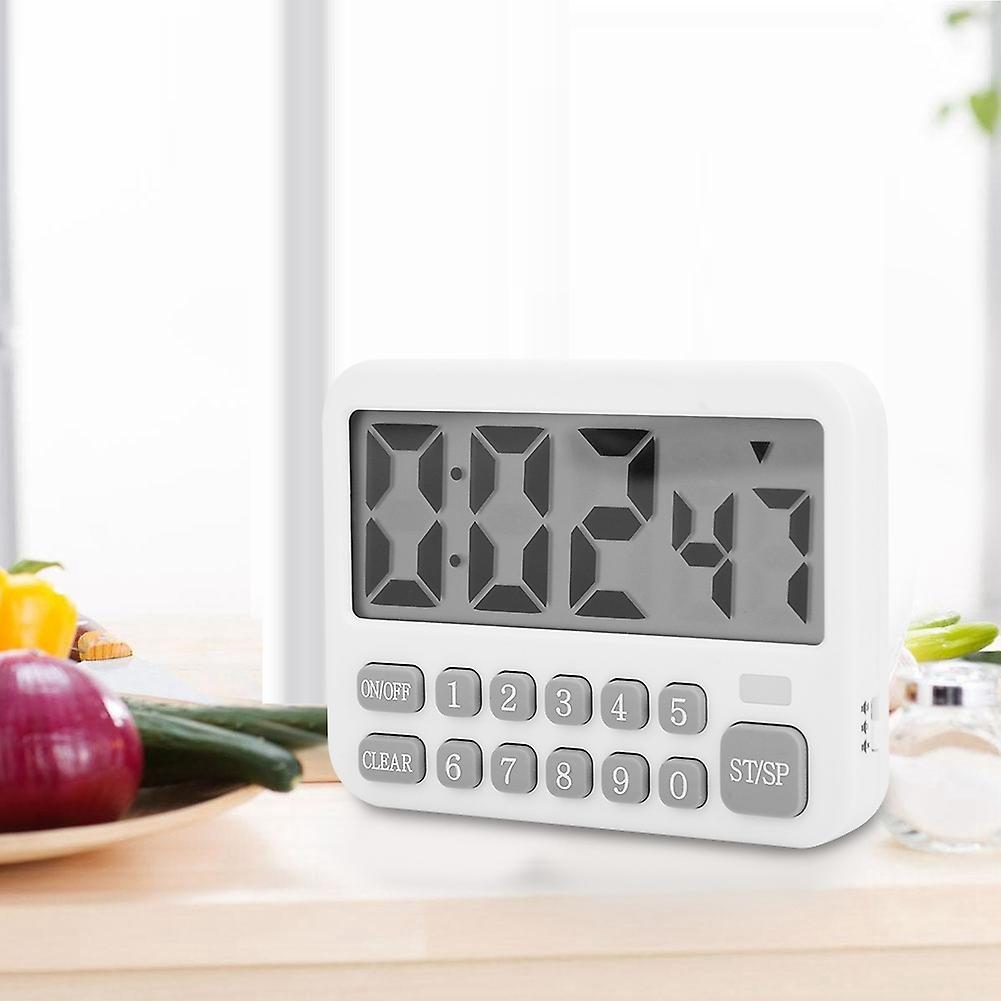 Electronic Timer Time Reminder Kitchen Tool Large Screen Electronic Movement for Students