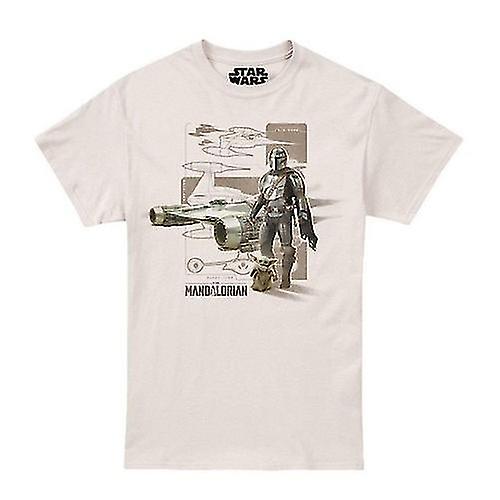 Star Wars Mandalorian Mens Star Fighter T-Shirt