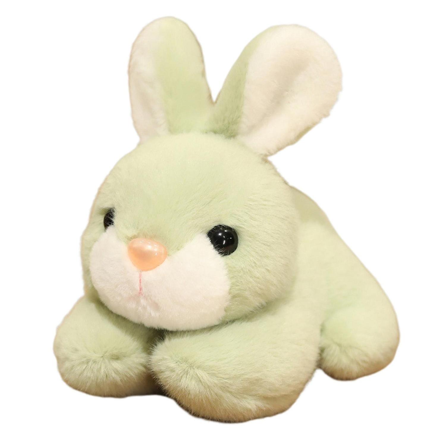 15/20cm Rabbit Plush Toy Lovely Lying Position Sleeping Accompany Fluffy Hugging Pillow Sofa