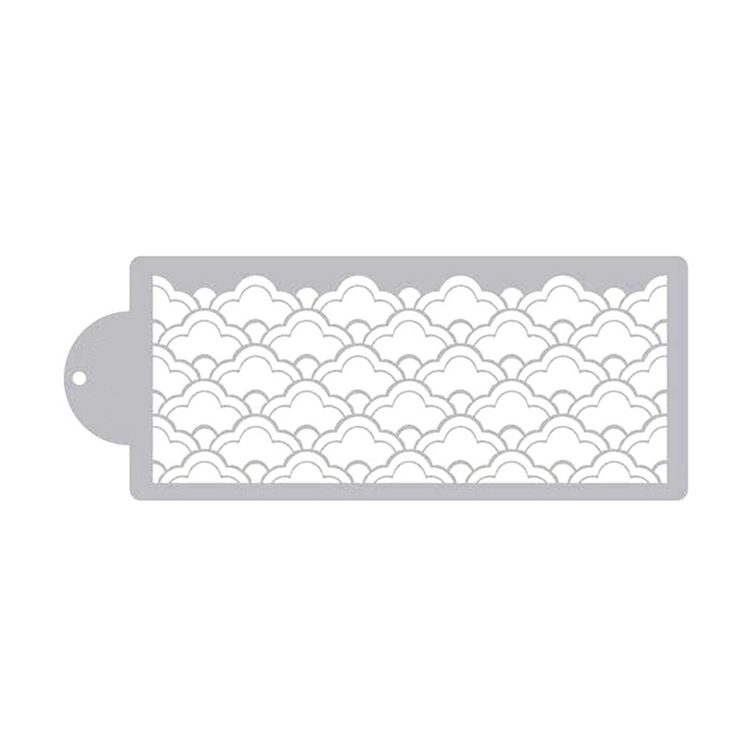 Irregular Pattern Cake Decoration Template DIY PET Multi-purpose Cake Rim Template Kitchen Supplies