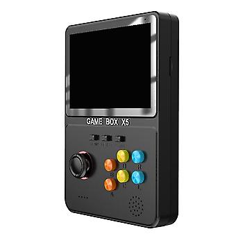 Portable X5 Handheld Game Player 4.0inch 640 X 480 Pixelsvideo Game Console Gifts For Kids-black