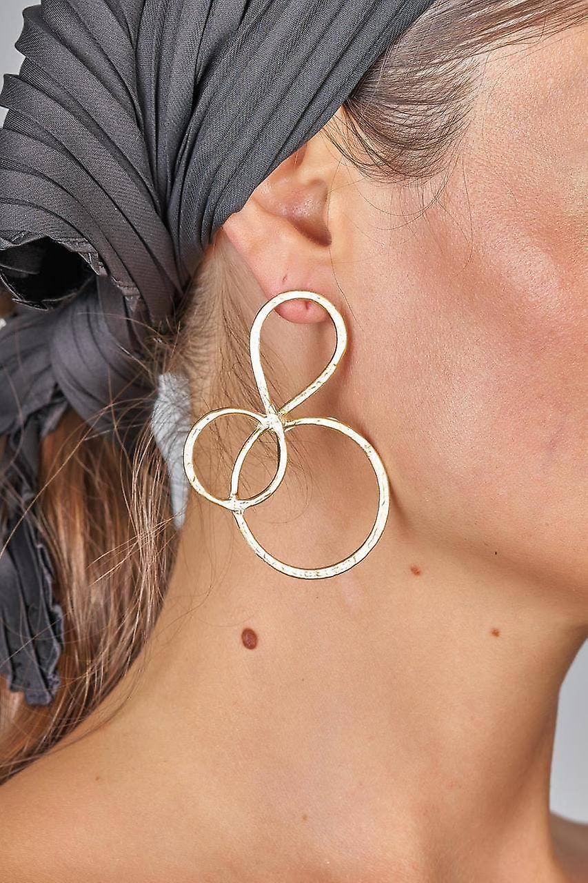 ZeyDor Geometric Brass Earrings 2004