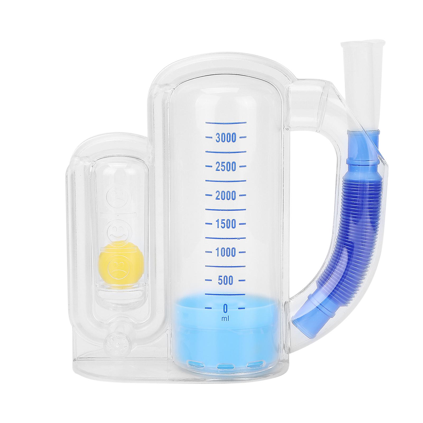 3000ml Spirometry Breathing Exerciser Lung Breathing Vital Capacity Training Tool Exerciser