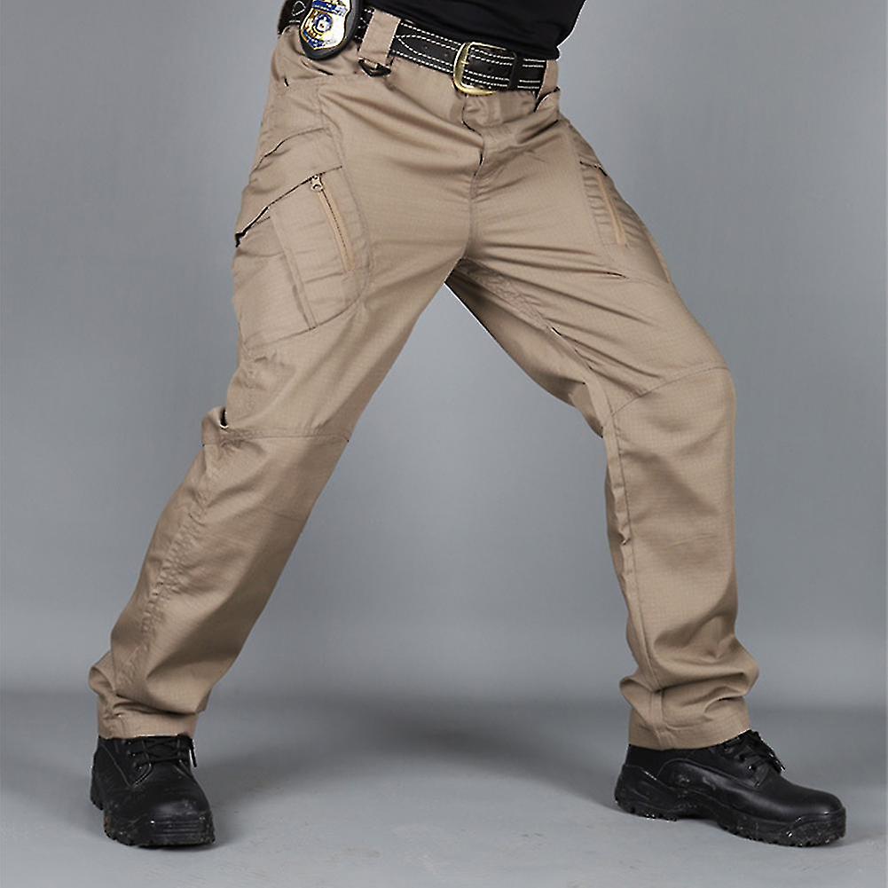 Men's IX9 Tactical Pants, Water Resistant, Black, Size M