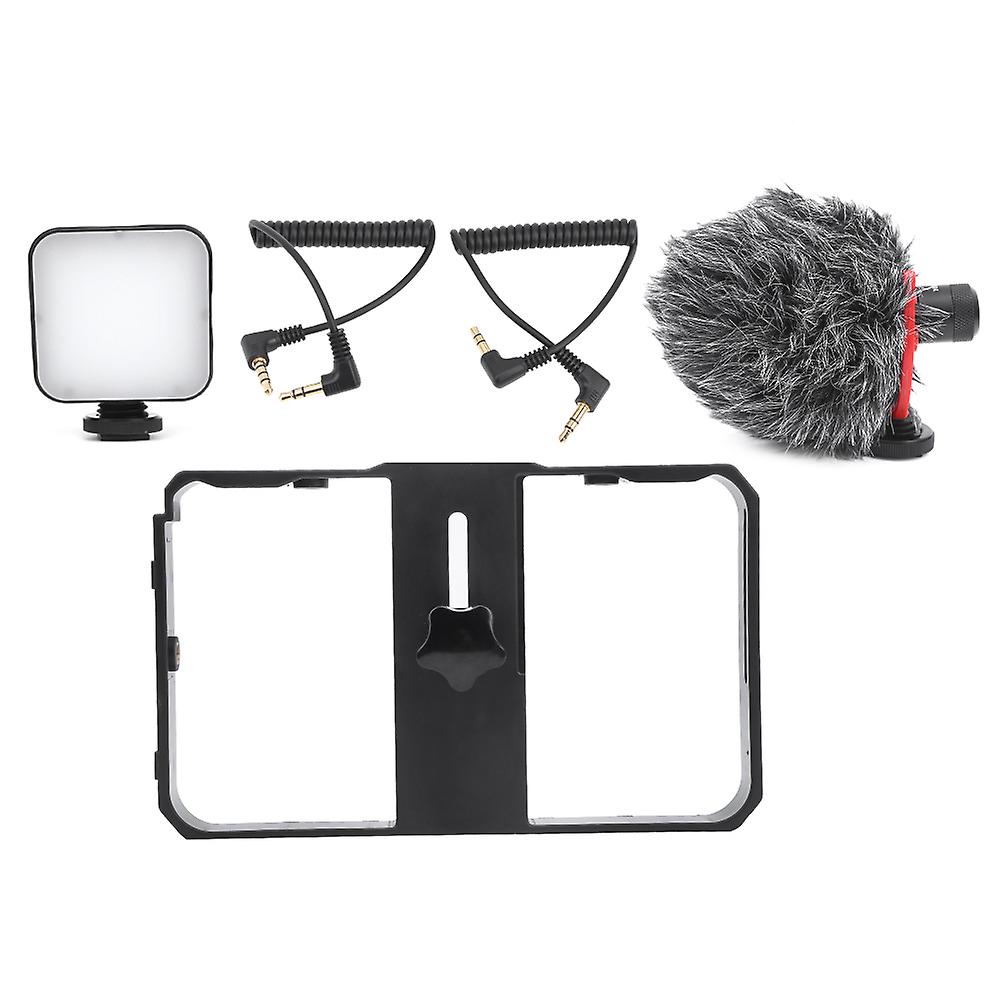 YELANGU Vlog Live Téléphone portable Photographie Support Prise de vue vidéo Stabilisateur Set