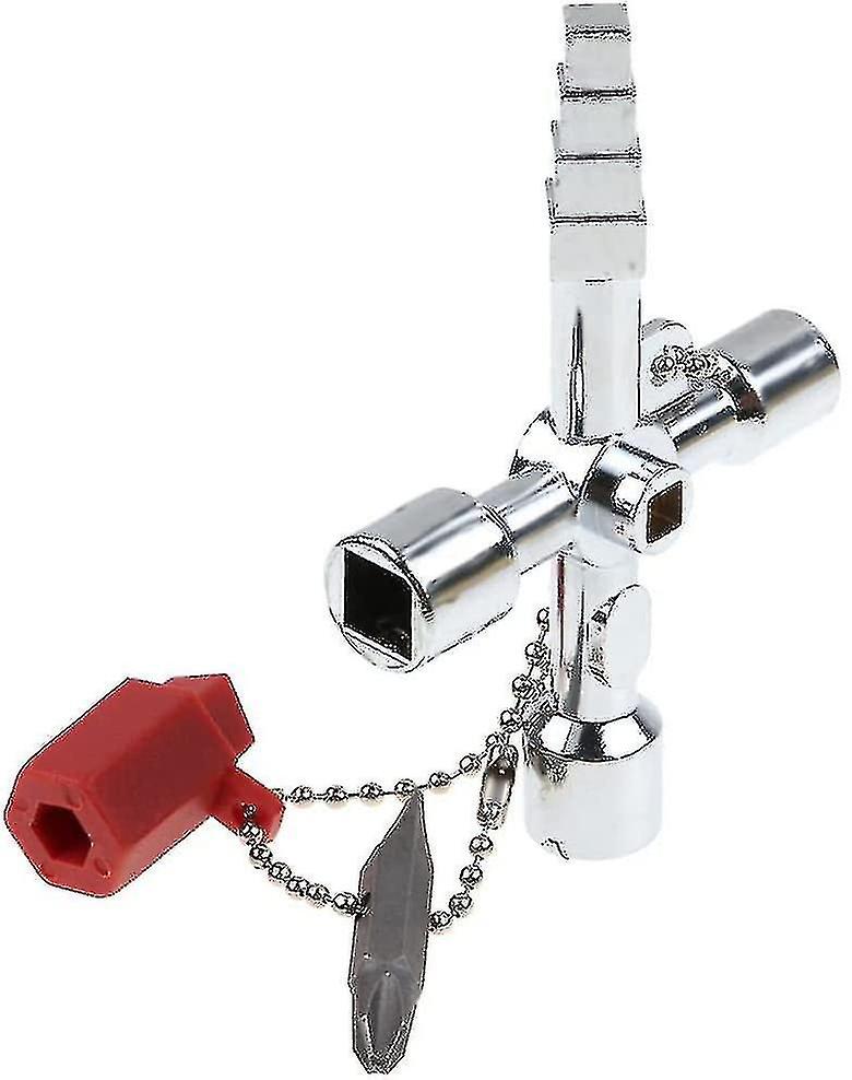 Universal Zinc Alloy 4-Way Triangle Square Wrench