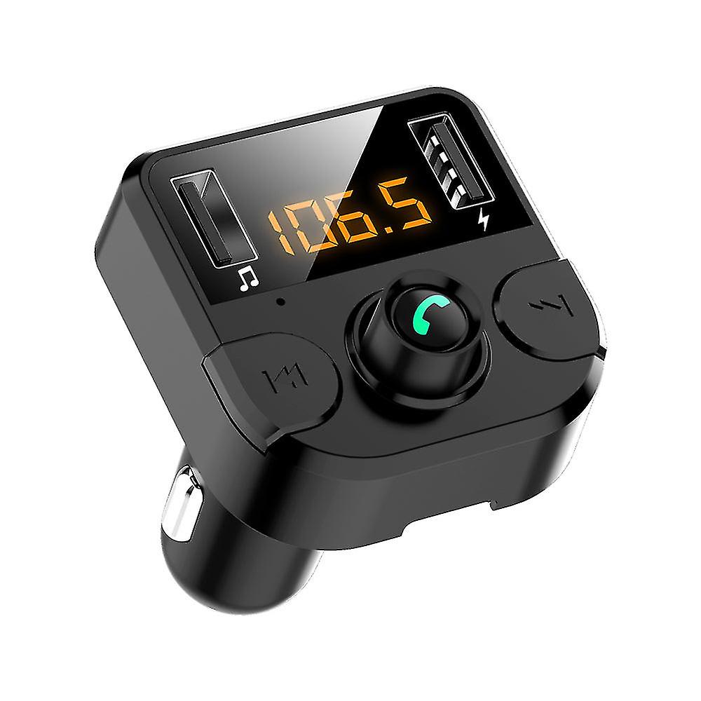 Car Bluetooth Mp3 Music Player Fm Transmitter Audio Radio Adapter With Dual Usb Charger Qc3.0 Tf Card Bt36b