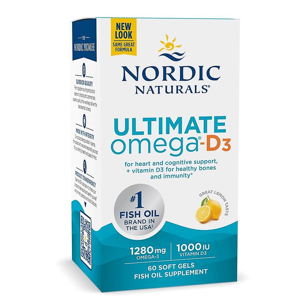 Dietary supplements NORDIC NATURALS Ultimate Omega-d3 (60 capsules) 3695