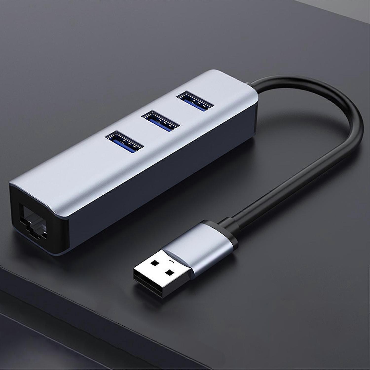3 Ports USB 3.0 HUB to Rj45 Lan Network Card Gigabit Ethernet Adapter for Macbook Mac Desktop Laptop