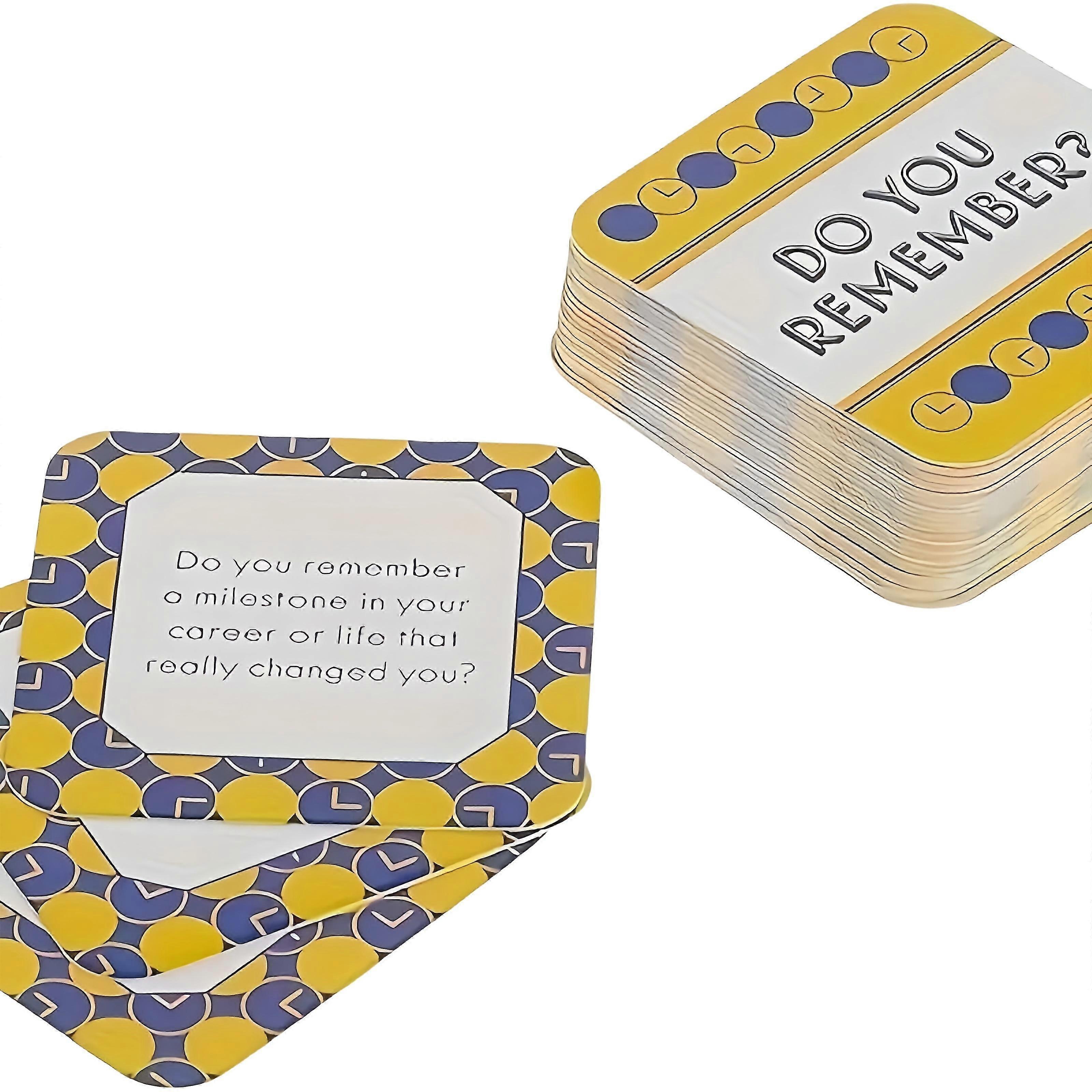 New models "Do You Remember?" Multi Party Card Game, Convenient Small Card Game