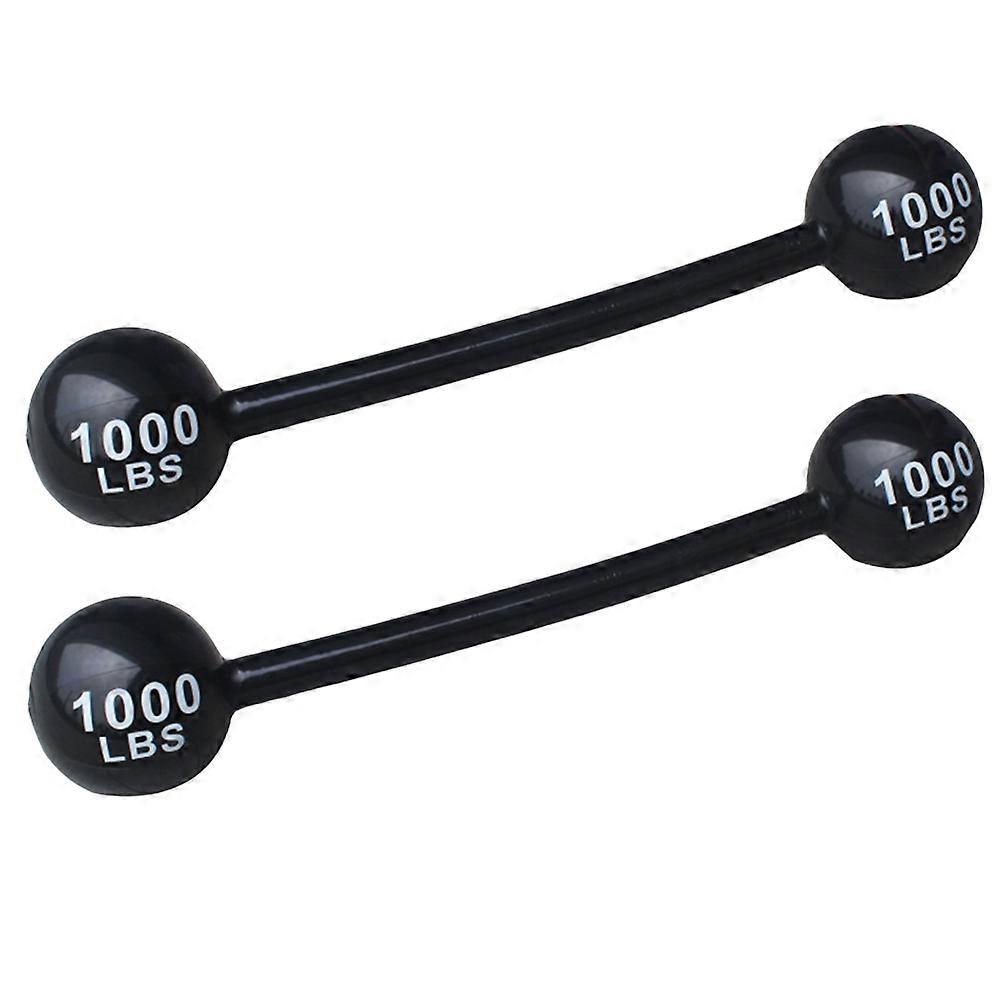 2PCS PVC厚みバーベル玩具シミュレートインフレータブルバーベル玩具面白い親子スポーツ玩具パーティープレイロールプレイ用