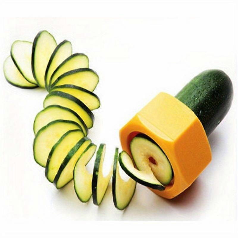 Easy-Turn Cucumber Peeler - Safety Enhanced, Versatile Vegetable Slicer for Home and Restaurant, Compact Design