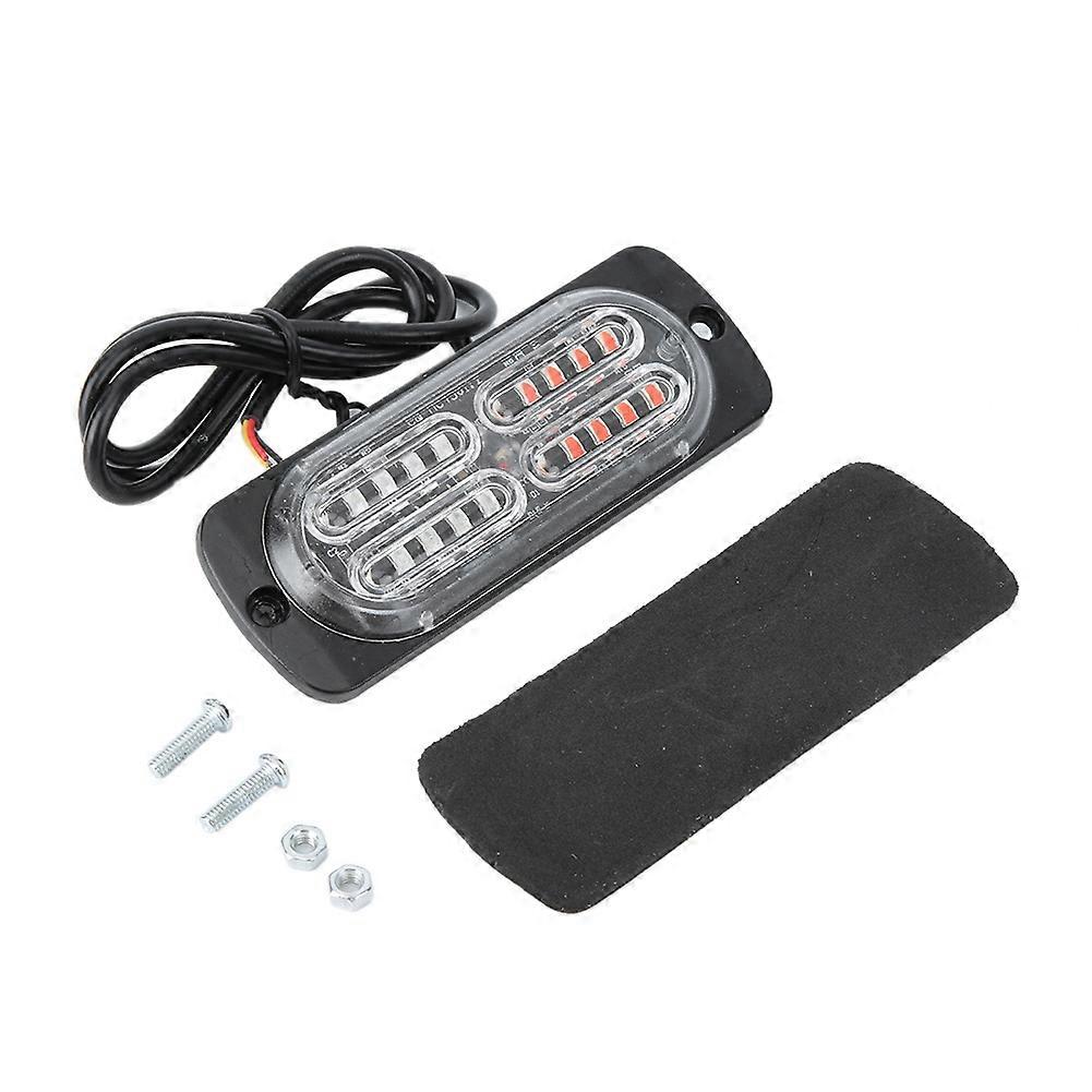 Ultra Thin Strobe Lamp Universal Warning Lamp 9~30V Van Car IP66 Flash Emergency Light(Random)