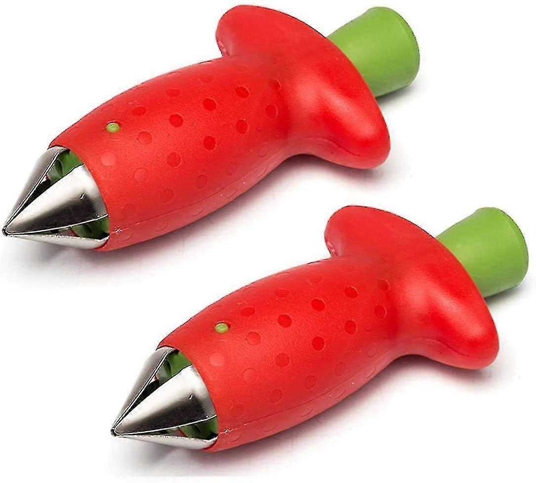 2 Pcs Strawberry Huller Stem And Leaf Remover Tomato Stem Remover