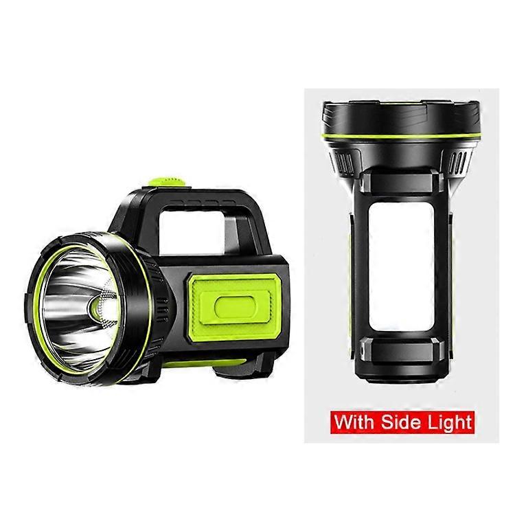 Handheld Flashlight USB Rechargeable LED Flashlight Super Bright Outdoor Spotlight Searchlight - Sty