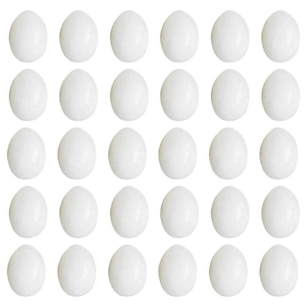 30pcs False Pigeon Eggs Solid Small Pigeon Eggs Pigeon Egg Adornments Home Decor